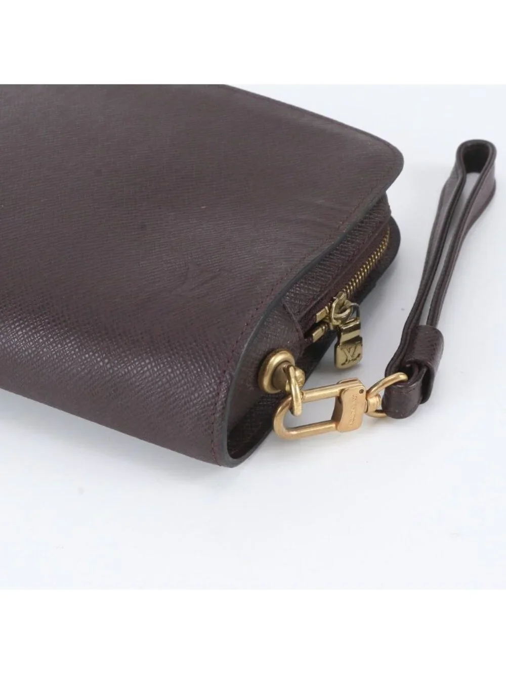 Louis Vuitton Taiga Baikal Leather Clutch Pouch Business